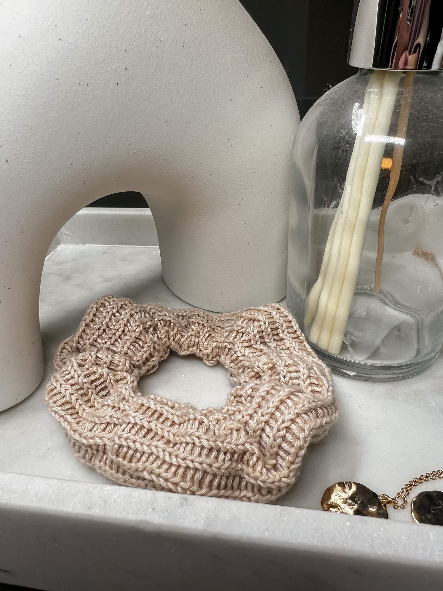 Knit Scrunchie