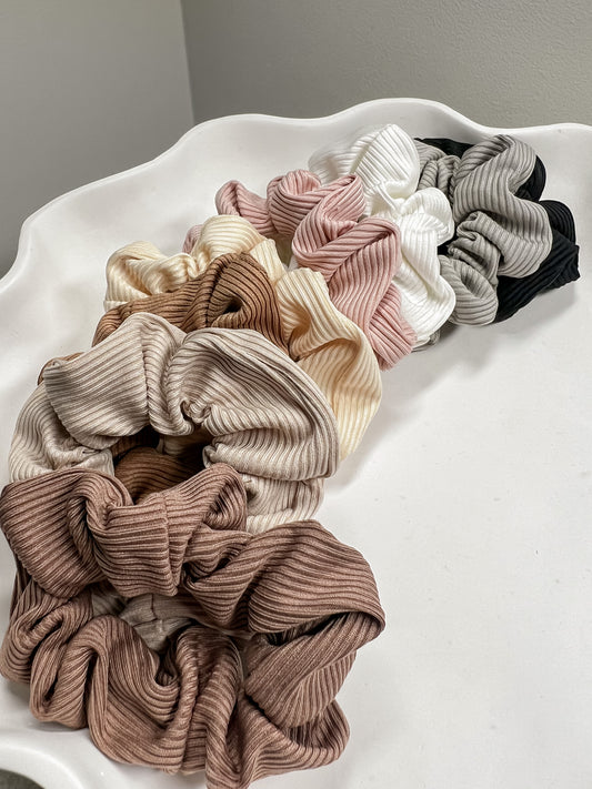 Soft Ribbed Scrunchie